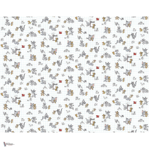 Tom & Jerry 118 Tapete von LondonArt — Gesamtdesign