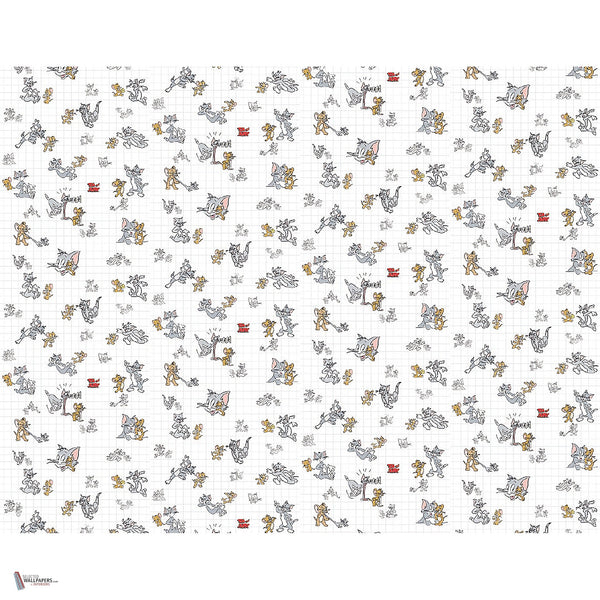 Tom & Jerry 118 Tapete von LondonArt — Gesamtdesign