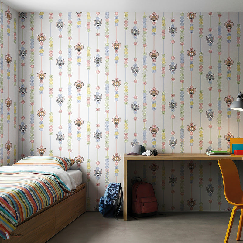 Tom & Jerry 119 behang van LondonArt — interieur