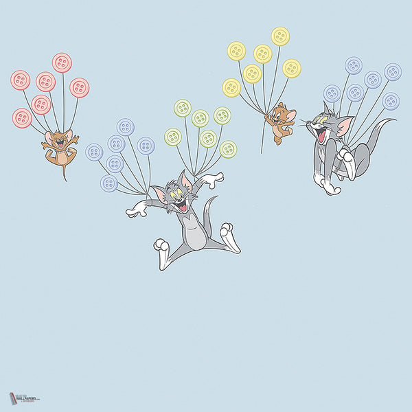 Tom & Jerry 121 Tapete von LondonArt — Farbmuster