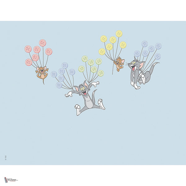 Tom & Jerry 121 Tapete von LondonArt — Gesamtdesign