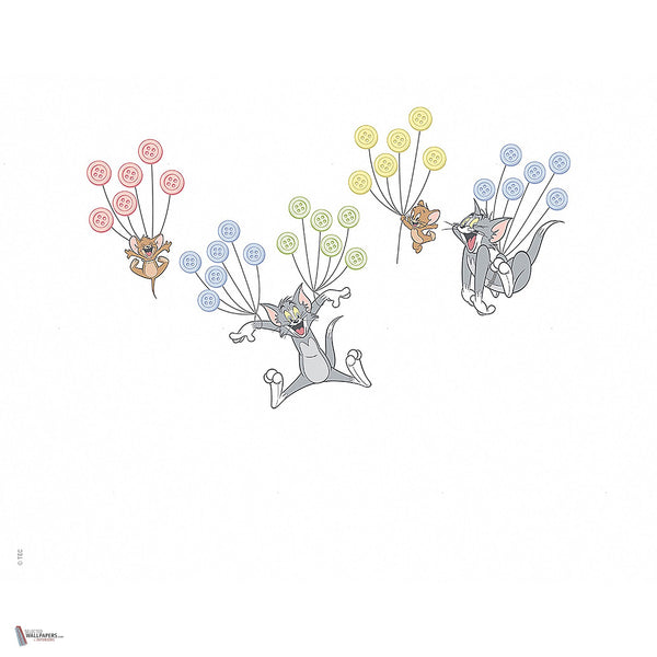 Tom & Jerry 121 Tapete von LondonArt — Gesamtdesign