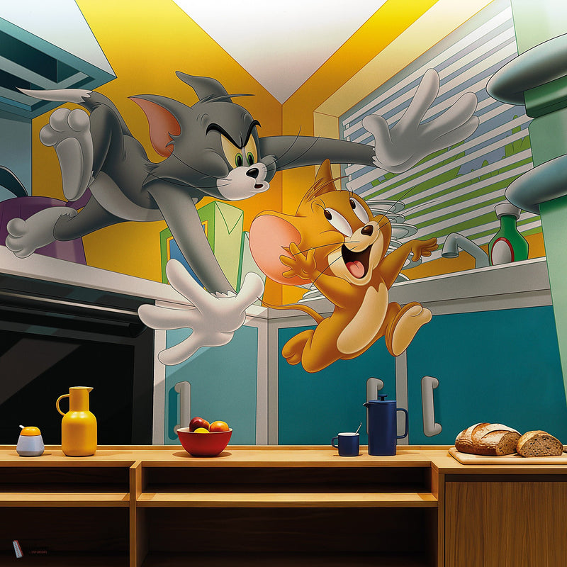 Tom & Jerry 122 behang van LondonArt — interieur