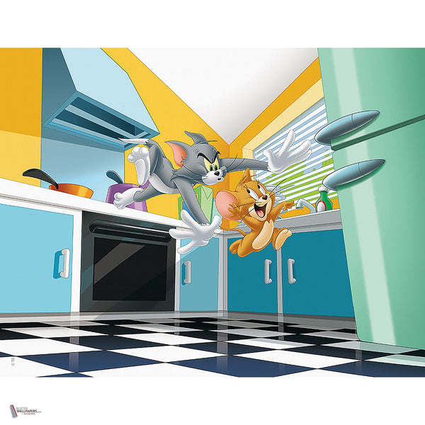 Tom & Jerry 122 Tapete von LondonArt — Gesamtdesign