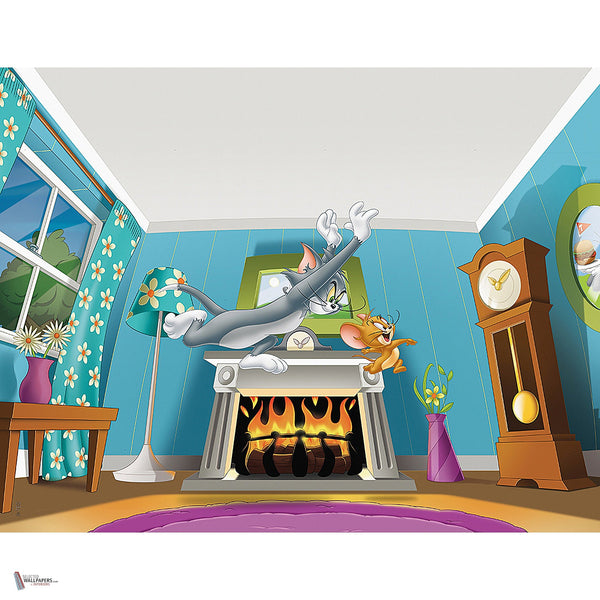 Tom & Jerry 123 Tapete von LondonArt — Gesamtdesign