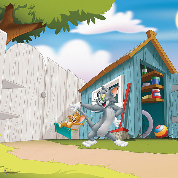 Tom & Jerry 124 Tapete von LondonArt — Farbmuster
