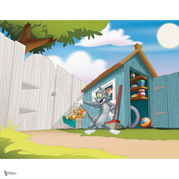 Tom & Jerry 124 Tapete von LondonArt — Gesamtdesign