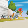 Tom & Jerry 124 Tapete von LondonArt — Farbmuster