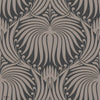 Lotus behang in Black Gray van Farrow & Ball