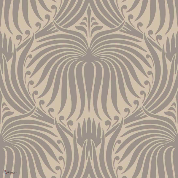 Lotus behang in Charleston Gray van Farrow & Ball