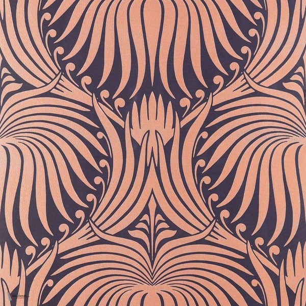 Lotus behang in Copper van Farrow & Ball