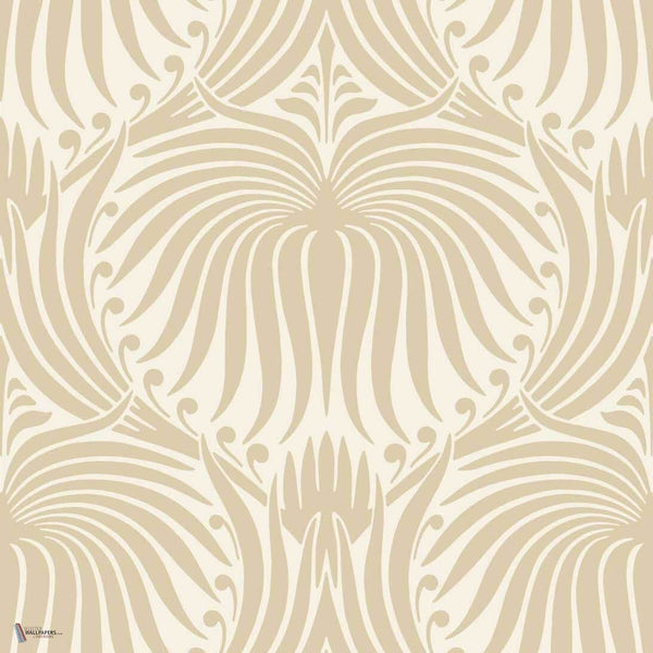 Lotus behang in String No8 van Farrow & Ball