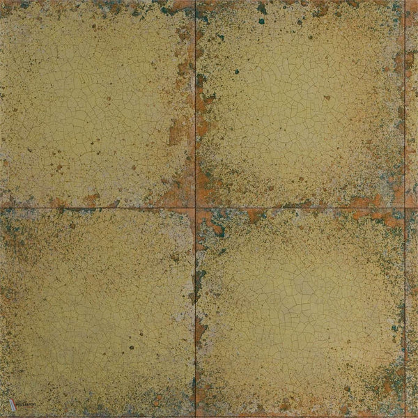 Lustre Tile behang in Gold van Zoffany