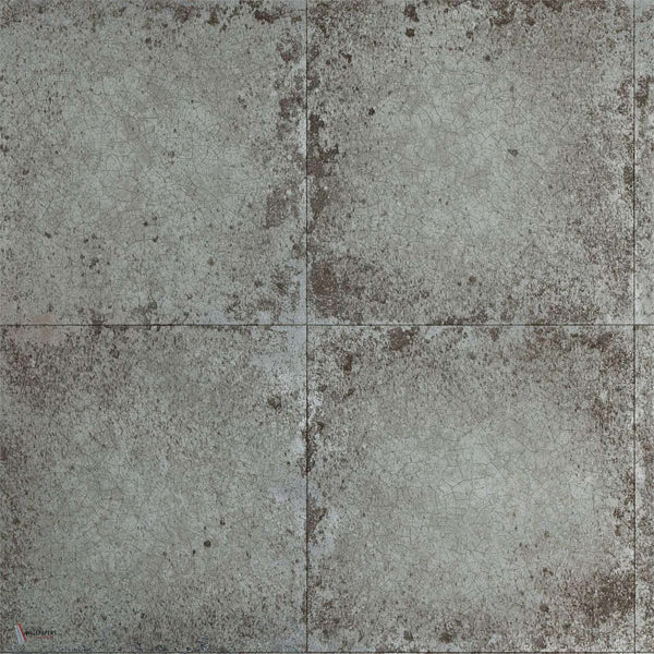 Lustre Tile behang in Pewter van Zoffany