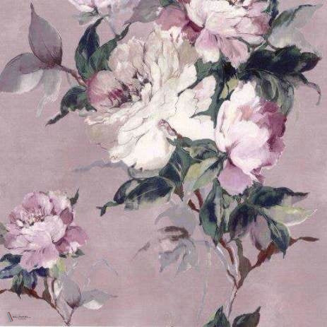 Madama Butterfly wallpaper in Blush van 1838 wallcoverings