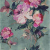 Madama Butterfly wallpaper in Teal van 1838 wallcoverings