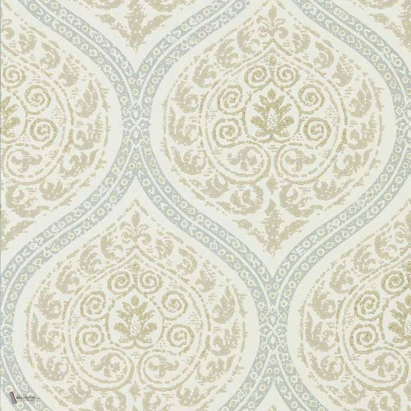 Madurai Tapete in Stone van Sanderson