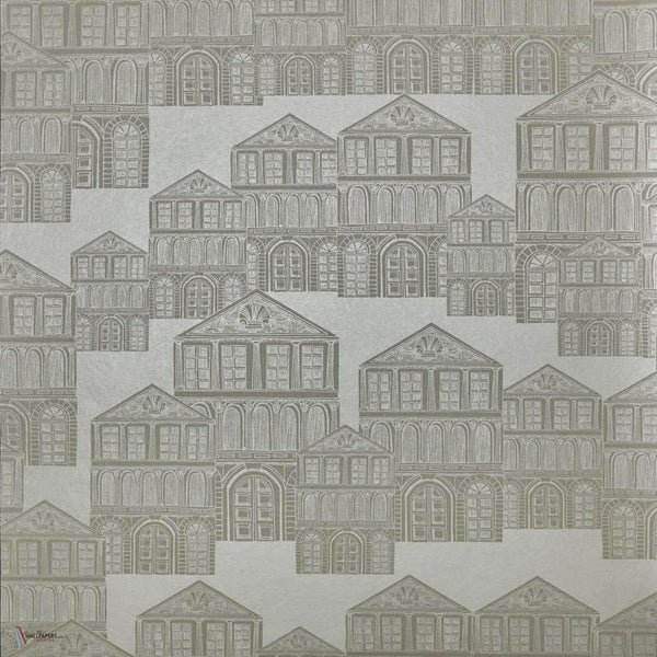 Maison wallpaper in Ivory van 1838 wallcoverings