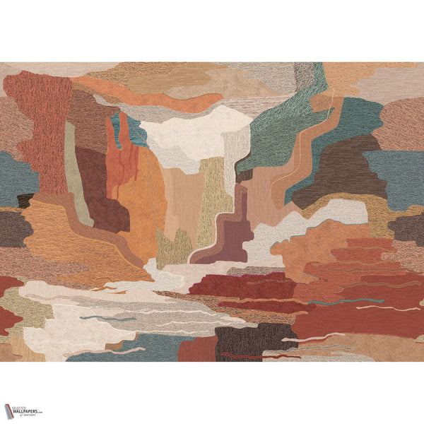 Arazzo papier peint en Almond de Masureel