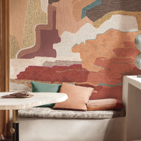 Arazzo Papier Peint sfeerbeeld in Almond de Masureel