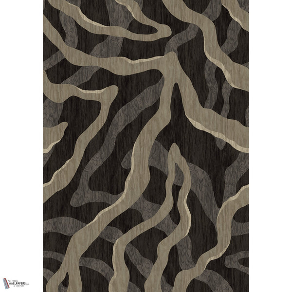 Intarsio papier peint en Cinder de Masureel