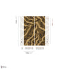 Intarsio papier peint en Gold de Masureel