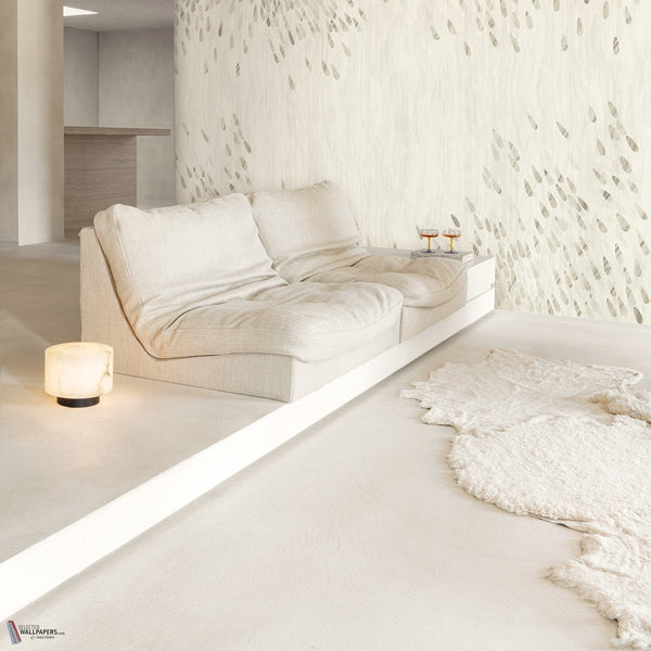 Lapilli wallpaper sfeerbeeld in Chalk by Masureel