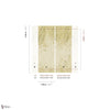 Lapilli wallpaper in Hemp by Masureel