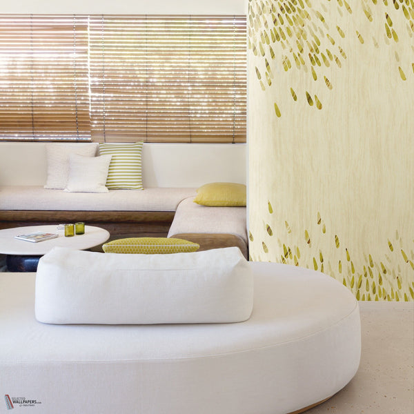 Lapilli wallpaper sfeerbeeld in Hemp by Masureel