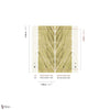 Orobico papier peint en Olive de Masureel
