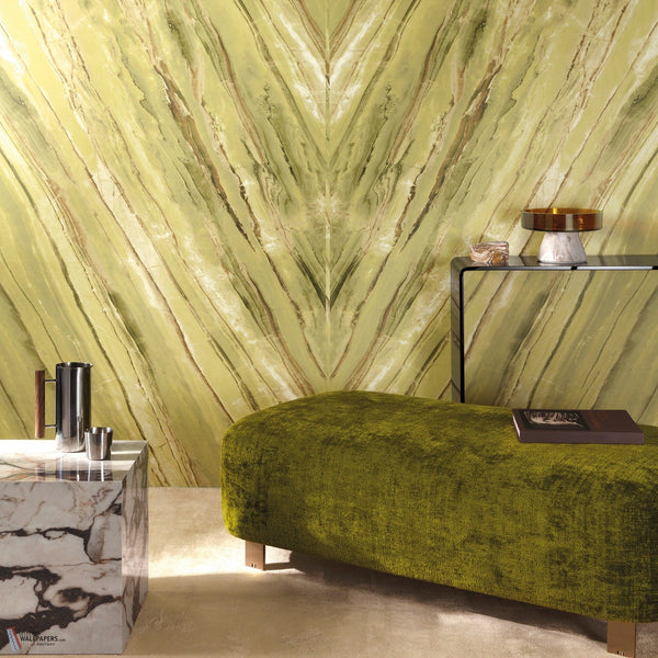 Orobico Papier Peint sfeerbeeld in Olive de Masureel
