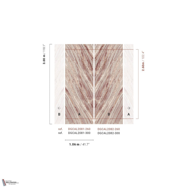 Orobico papier peint en Plum de Masureel