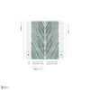 Orobico papier peint en Teal de Masureel