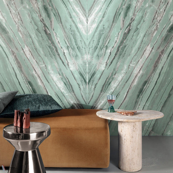 Orobico Papier Peint sfeerbeeld in Teal de Masureel