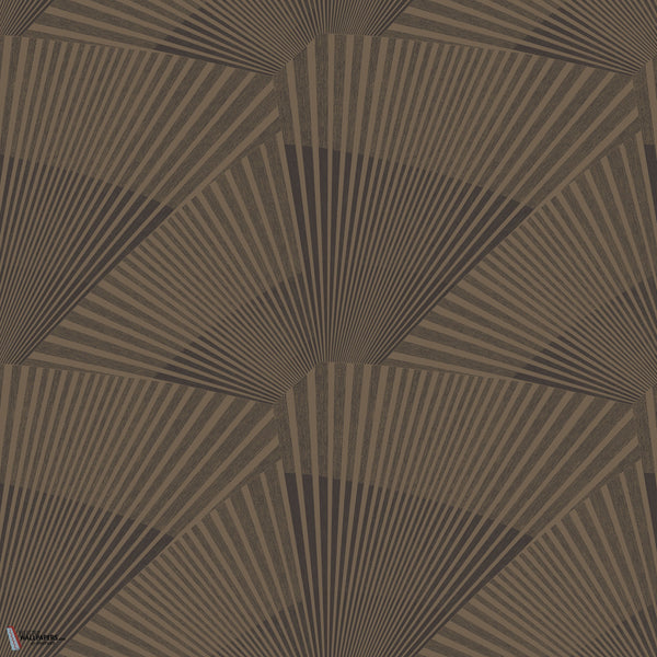 Raggiera wallpaper in Bronze by Masureel