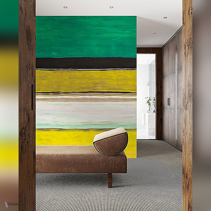 Terava wallpaper in Sahara by Masureel — interior