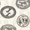 Matrinah behang in Soot on Snow van Cole & Son