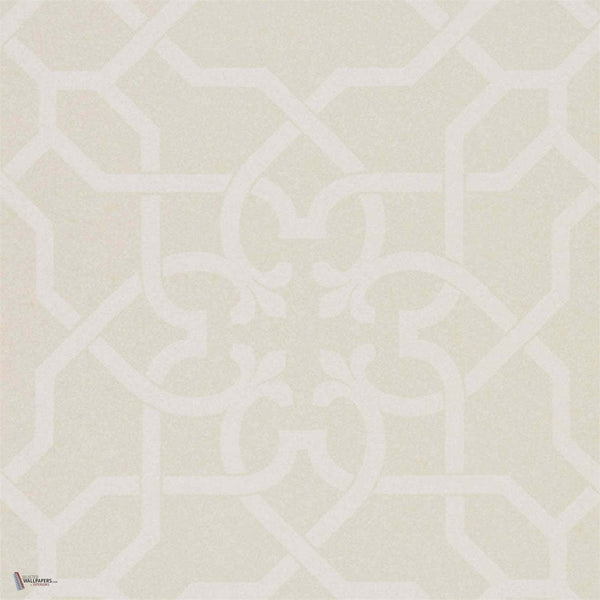 Mawton wallpaper in Chalk van Sanderson