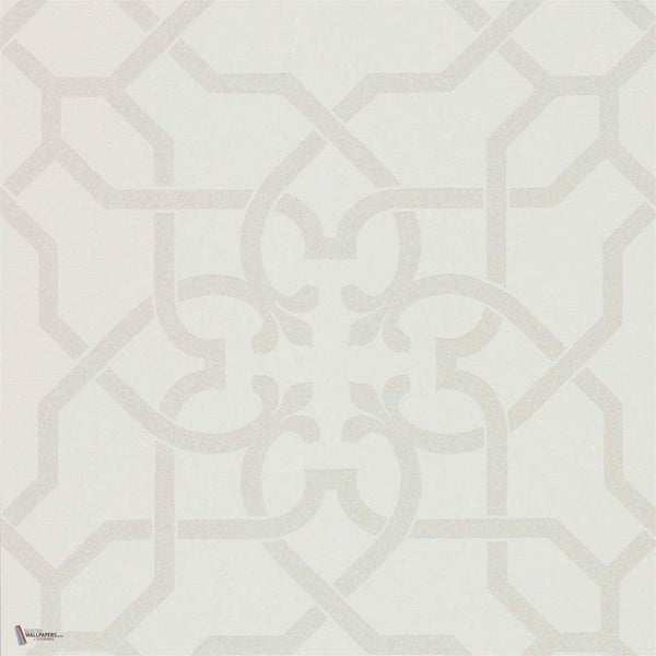 Mawton wallpaper in Dove van Sanderson
