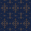 Mazahua wallpaper in Indigo by Coordonne