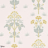 Meadow Sweet wallpaper in Gold/Slate van Morris & Co