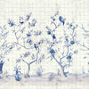 Meihua behang in Blue Spirulina van Coordonne