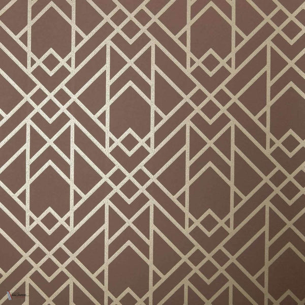 Metro behang in Amber van 1838 wallcoverings