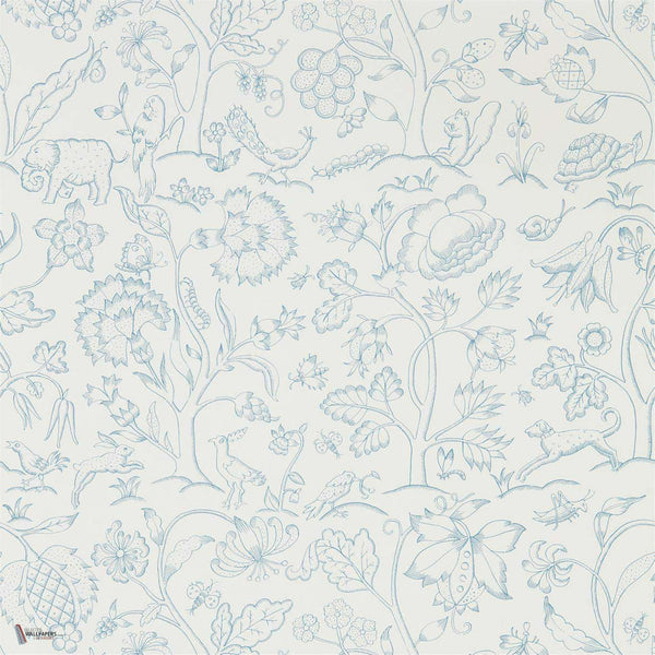 Middlemore wallpaper in Cornflower Chalk van Morris & Co