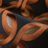 Mimbeau wallpaper in Noir Cuivre by Casamance