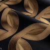 Mimbeau wallpaper in Noir Mordore by Casamance