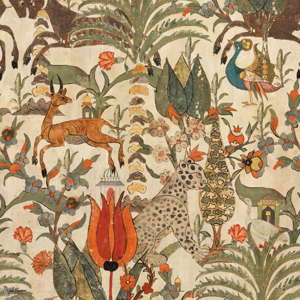 Algerian Tale wallpaper in Brown/Red/Green by Mind the Gap