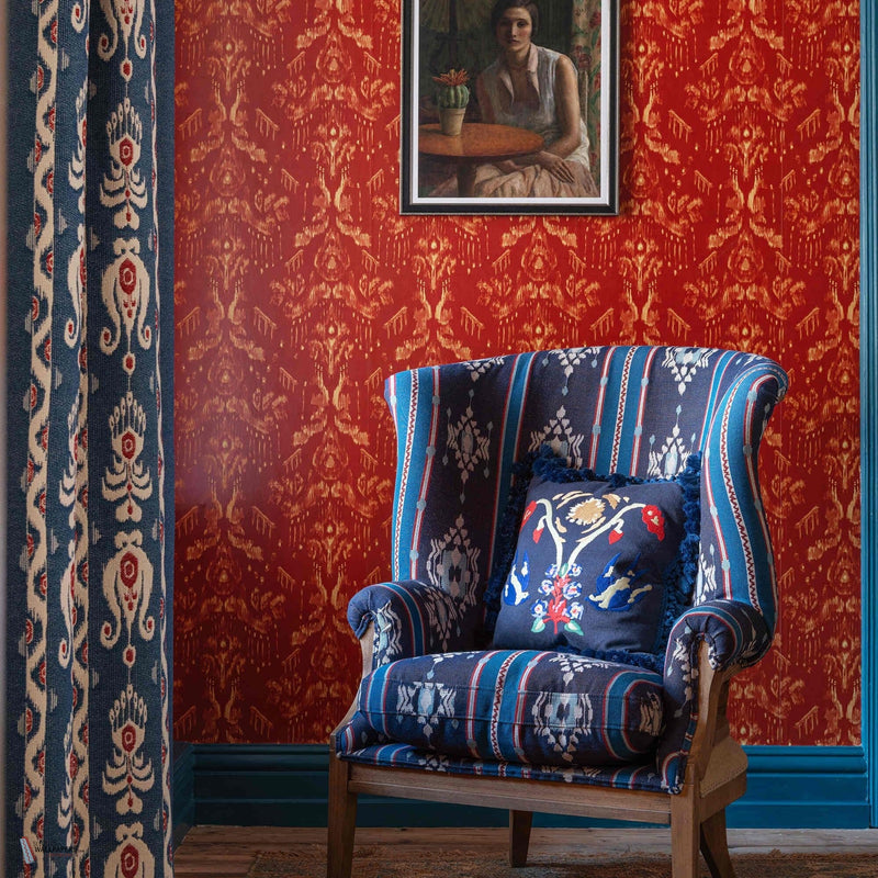 Ancestral Ikat wallpaper by Mind the Gap