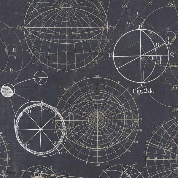 Astronomy papel pintado en Blauw/Zwart de Mind the Gap