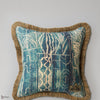 Bamileke Kissen in Teal/Cream von Mind the Gap
